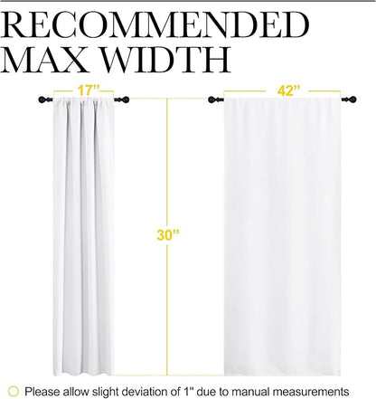 NICETOWN 2 Panels Blackout Curtains, Rod Pocket Thermal Insulated Drapes - Image 6