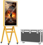 MWE Mobile Digital Signage Display 43in, Portable UHD Touchscreen Advertising by Mwe