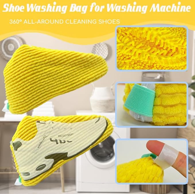 Shoes Washing Bag for Washing Machine, Reusable Laundry Shoe Bag For Washer And - Image 2