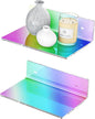9 Inches Iridescent Floating Shelves Acrylic, Dining Room, Brand Store by Sezanrpt
