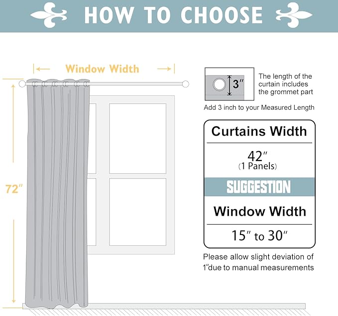 ChrisDowa Blackout Curtains 72 inches Long - Image 7