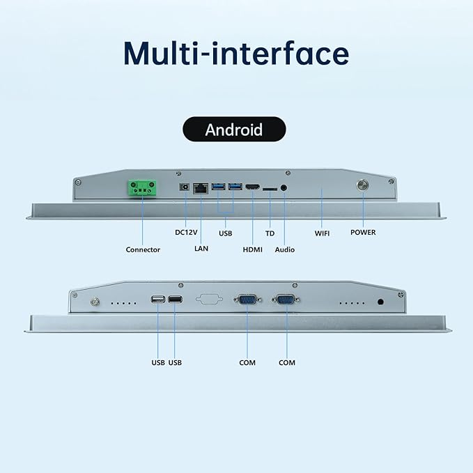 19-Inch Touchscreen Monitor, Ratio 4:3 Embedded Industiral Touch Screen Tablet - Image 6