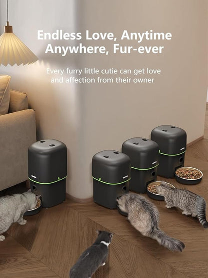Automatic Cat Feeder with Camera - 5G WiFi Auto Cat Food Dispenser - Image 7