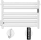 K&KALONZO Towel Warmer for Bathroom, Wall-Mounted 6-Bar Heated Towel Rack by KKALONZO