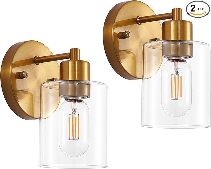 SOPEAS Brushed Gold Wall Sconce by SOPEASGlobalperspective