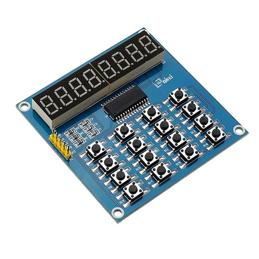2PCS TM1638 LED Display 8Bit Digital Tube Module 16 Keys 3-Wire Control Keyboard - Image 6