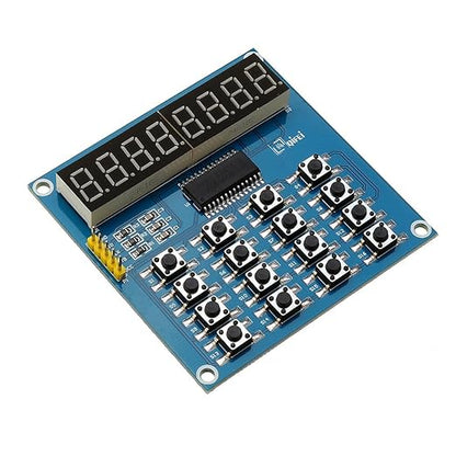 2PCS TM1638 LED Display 8Bit Digital Tube Module 16 Keys 3-Wire Control Keyboard - Image 6