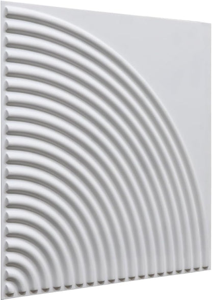 From Plain To Beautiful In Hours 9002 Arc Swell PVC 12 in x 12 in Peel and - Image 2