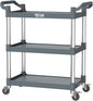 TUFFIOM 3-Tier Plastic Service Utility Cart by TUFFIOM