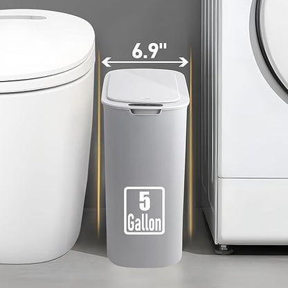 TIPGO 5 Gallon Motion Senor Bathroom Trash Can - Image 4