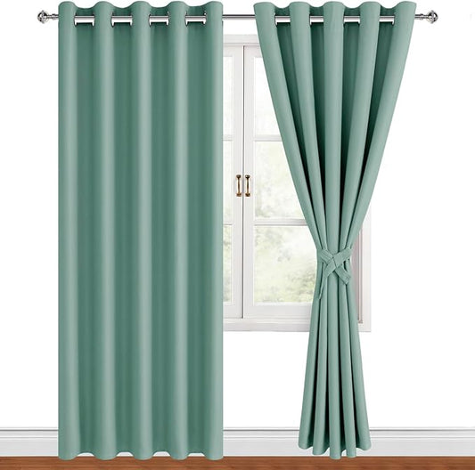 Hiasan Blackout Curtains for Bedroom, 60 x 84 Inches Long by Hiasan