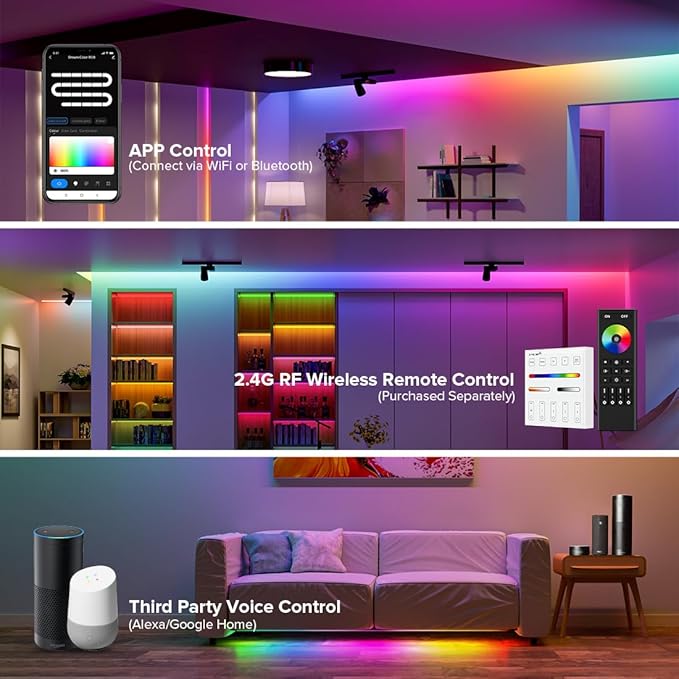 BTF-LIGHTING 2.4G WiFi DR03W RGB SPI Controller Tuya APP/Smart Life/Google - Image 7