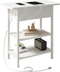 LIDYUK End Table with Charging Station, Flip Top Side Table with USB Ports and by LIDYUK