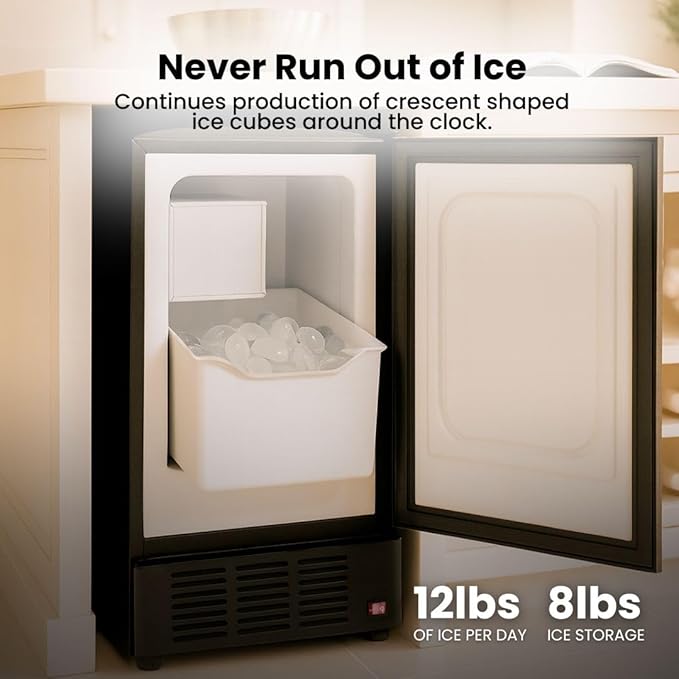 Whynter UIM-155 Stainless Steel Built-In Ice Maker - Image 6