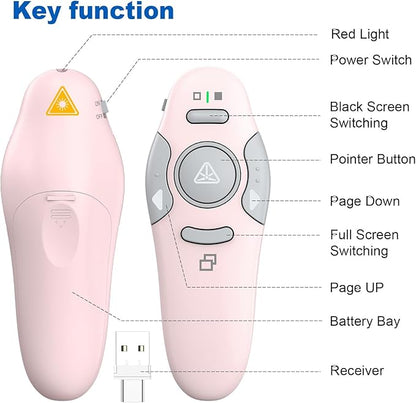 QUI Presentation Clicker Wireless Presenter Remote Clicker - Image 7