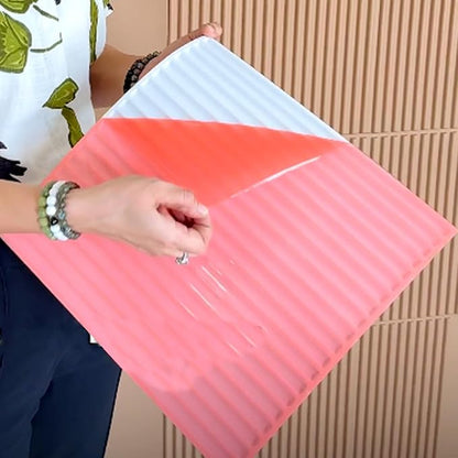 From Plain To Beautiful In Hours 9002 Arc Swell PVC 12 in x 12 in Peel and - Image 5