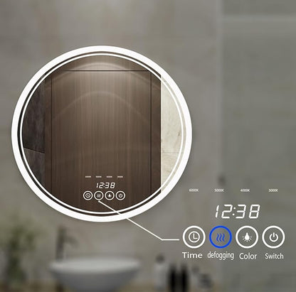 Wall-Mounted Round Bathroom Mirror - Image 6