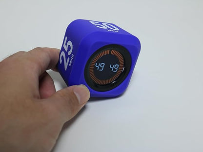 FCXJTU Rotating Cube Pomodoro Visual Timer 5, 10 50 Minutes Preset, - Image 7