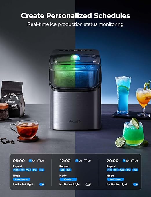 GoveeLife Smart Ice Maker Countertop, Portable Ice Machine - Image 8