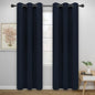 Easy-Going Blackout Curtains for Bedroom, Solid Thermal Insulated Grommet and by Easy-Going