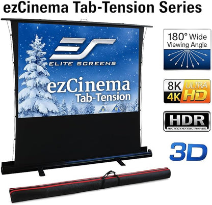 Elite Screens ezCinema Tab-Tension, 90-Inch Portable Floor Rising Projector - Image 2