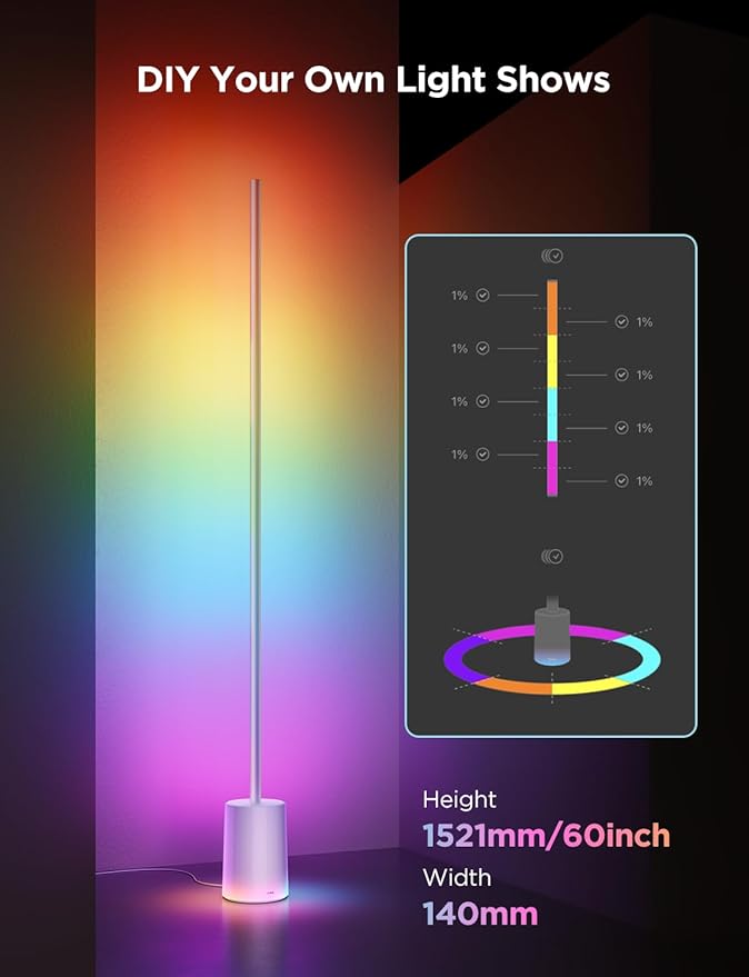 Govee Floor Lamp 2, Warm Cool White LED, Compatible - Image 6
