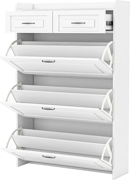 Vibe & Dine Narrow Shoe Organizer Cabinet - Image 7