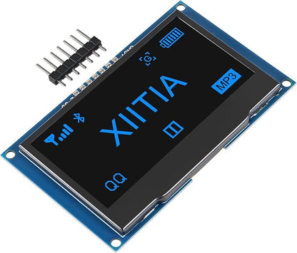 XIITIA 2pcs 2.42 inch 128x64 OLED LCD Display Module SSD1309 7 Pin SPI/IIC I2C - Image 6