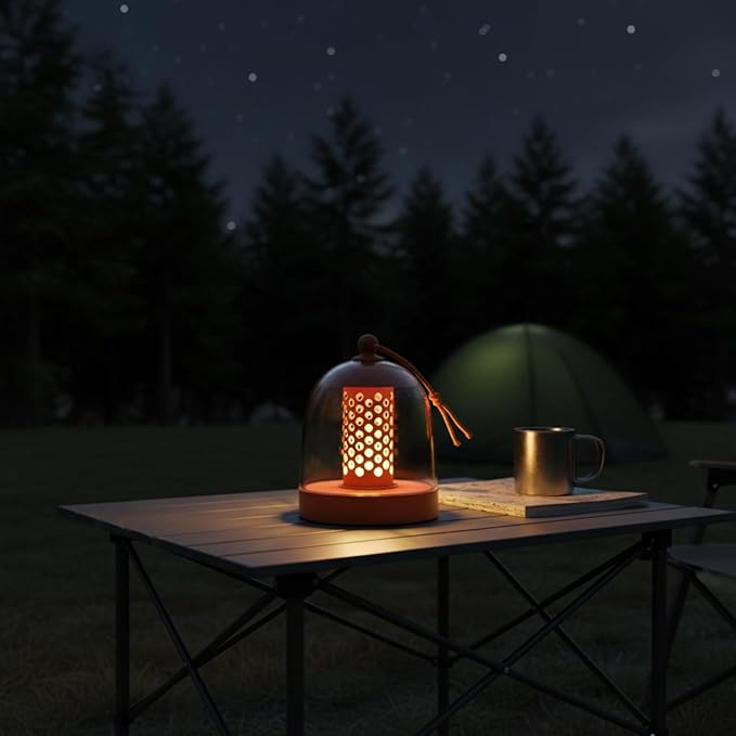 MKLK Camping Lantern, IPX4 Waterproof Touch Control LED Night Light, USB - Image 3