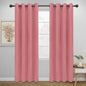 Easy-Going Blackout Curtains for Bedroom, Solid Thermal Insulated Grommet and by Easy-Going