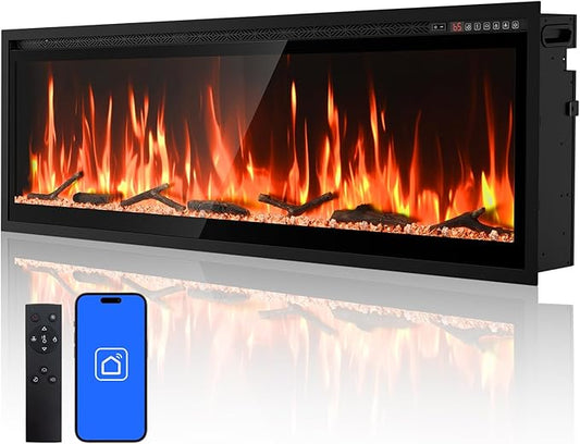 60” Smart Electric Fireplace by ReinventingtheGoodinLife