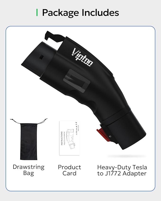 VIPTOO Adapter for Tesla to J1772 Adapter, Compact - Image 8