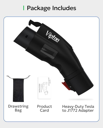 VIPTOO Adapter for Tesla to J1772 Adapter, Compact - Image 8