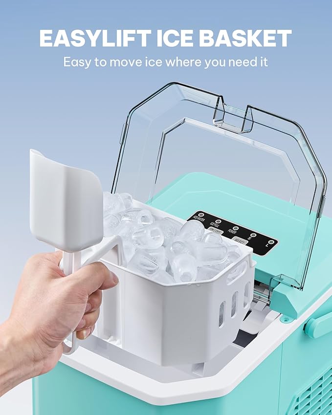 Silonn Ice Maker Countertop, Portable Ice Machine - Image 5