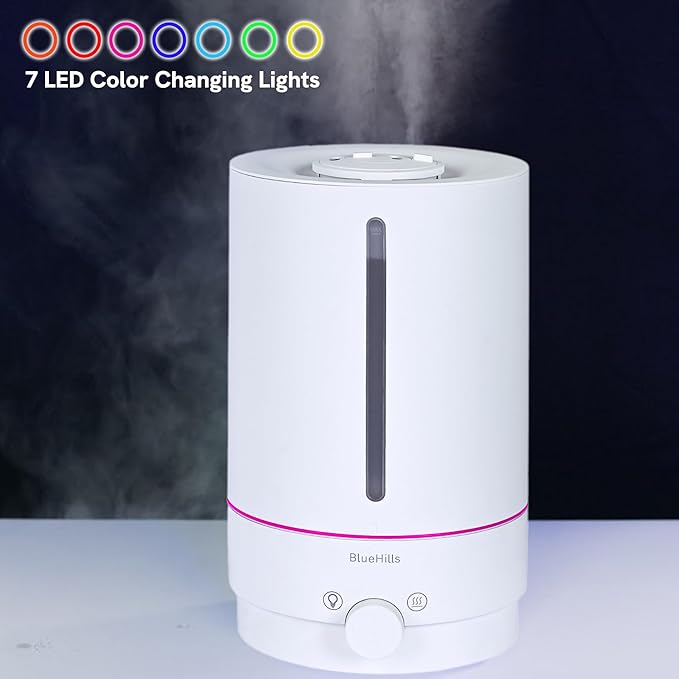 BlueHills Premium 5000 ML XL Cool and Warm Mist Ultrasonic Diffuser Humidifier - Image 6