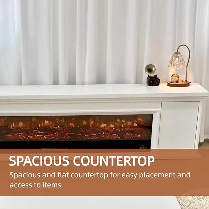 Freestanding Electric Fireplace Heater - Image 6