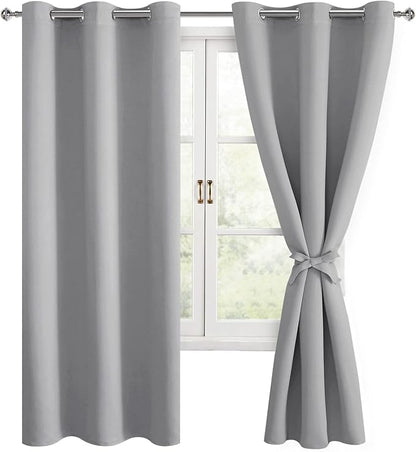 Hiasan Blackout Curtains for Bedroom, 42 x 63 Inches Length by Hiasan