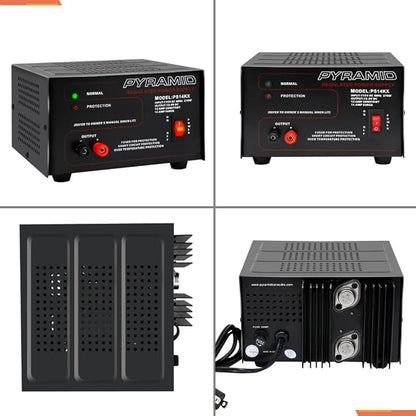Pyramid Universal Compact Bench Power Supply - 12 Amp Linear Regulated Home Lab - Image 2