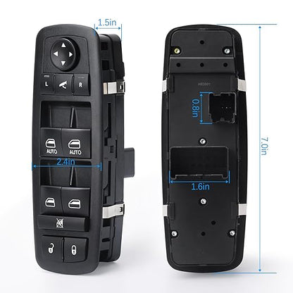 WUANGKI Power Master Window Switch Front Left Driver Side | 3+0 Pins | - Image 2
