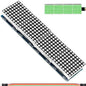 DAOKAI MAX7219 Dot Matrix Module 8 x 32 MCU Control Driver Board Green LED by DAOKAI