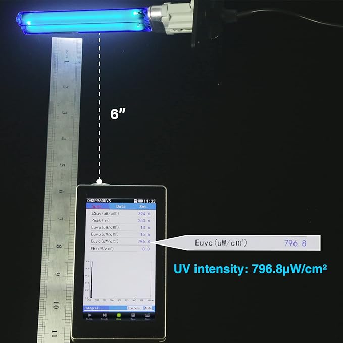 Coospider 9W HAVC UV Light Bulb, Replacement Sanitizer UVC Bulb - Image 3