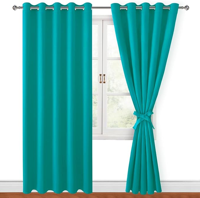Hiasan Blackout Curtains for Bedroom, 60 x 84 Inches Long by Hiasan