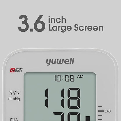 yuwell Blood Pressure Monitor, Large Upper Arm Blood Pressure Cuff, Digital - Image 4