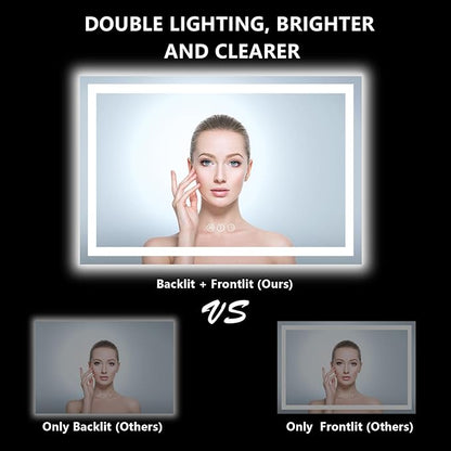 YEELAIT 60x36 Inch LED Bathroom Mirror - Image 3