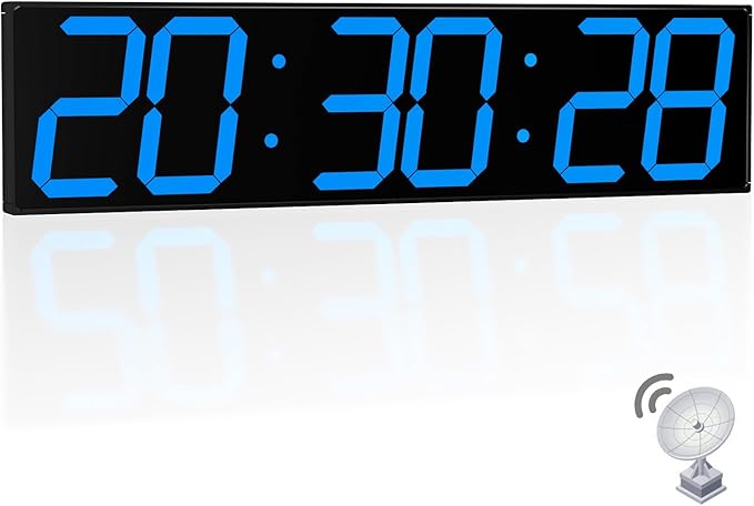 CHKOSDA 28.4''Large Digital Wall Clock, Automic Digital Clock by CHKOSDA