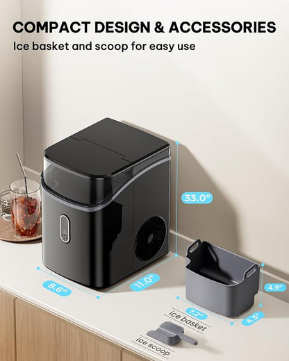 Silonn Nugget Ice Maker Countertop, Pebble Ice Makers - Image 6