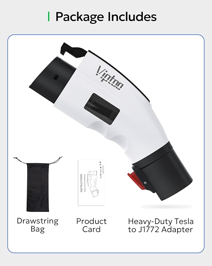 VIPTOO Adapter for Tesla to J1772 Adapter, Compact - Image 8