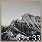 Frame It Easy 33 x 33 Rustic Gray Wood Frame by FrameItEasy