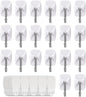 20 Small Hooks+40 Removable Strips, Heavy Duty by MOVELYST