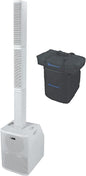 Rockville TITAN ARRAY SYSTEM White, 3200W Powered Column Array Speaker System by Rockville